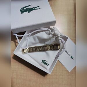 NEW ✨ Lacoste Gold Men Bracelet